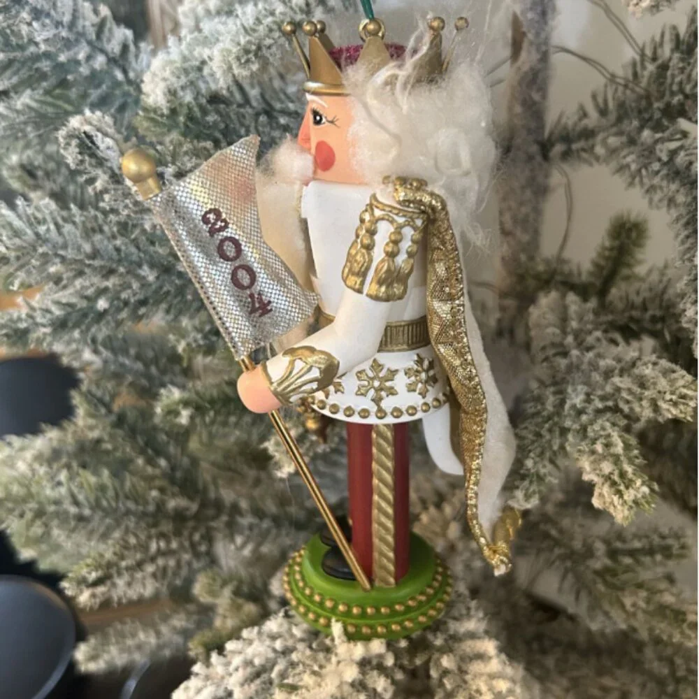 Hallmark Keepsake Christmas Ornaments Lot of 5 Holiday Santa Cats Nutcracker